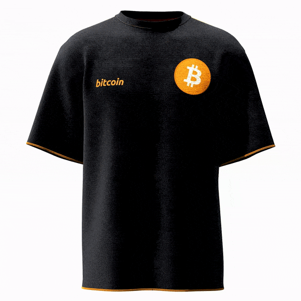 Bitcoin Merino Wool T-Shirt