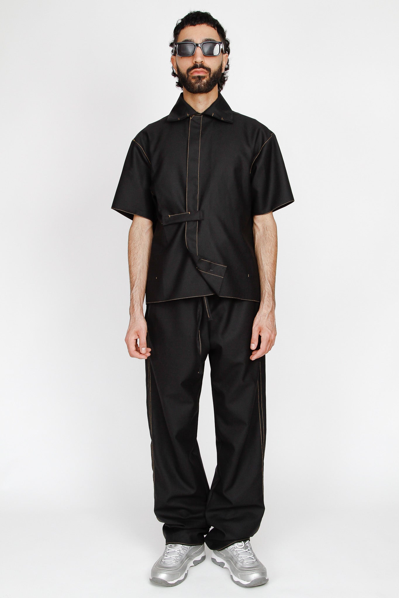 gran maestro wool suit (black)