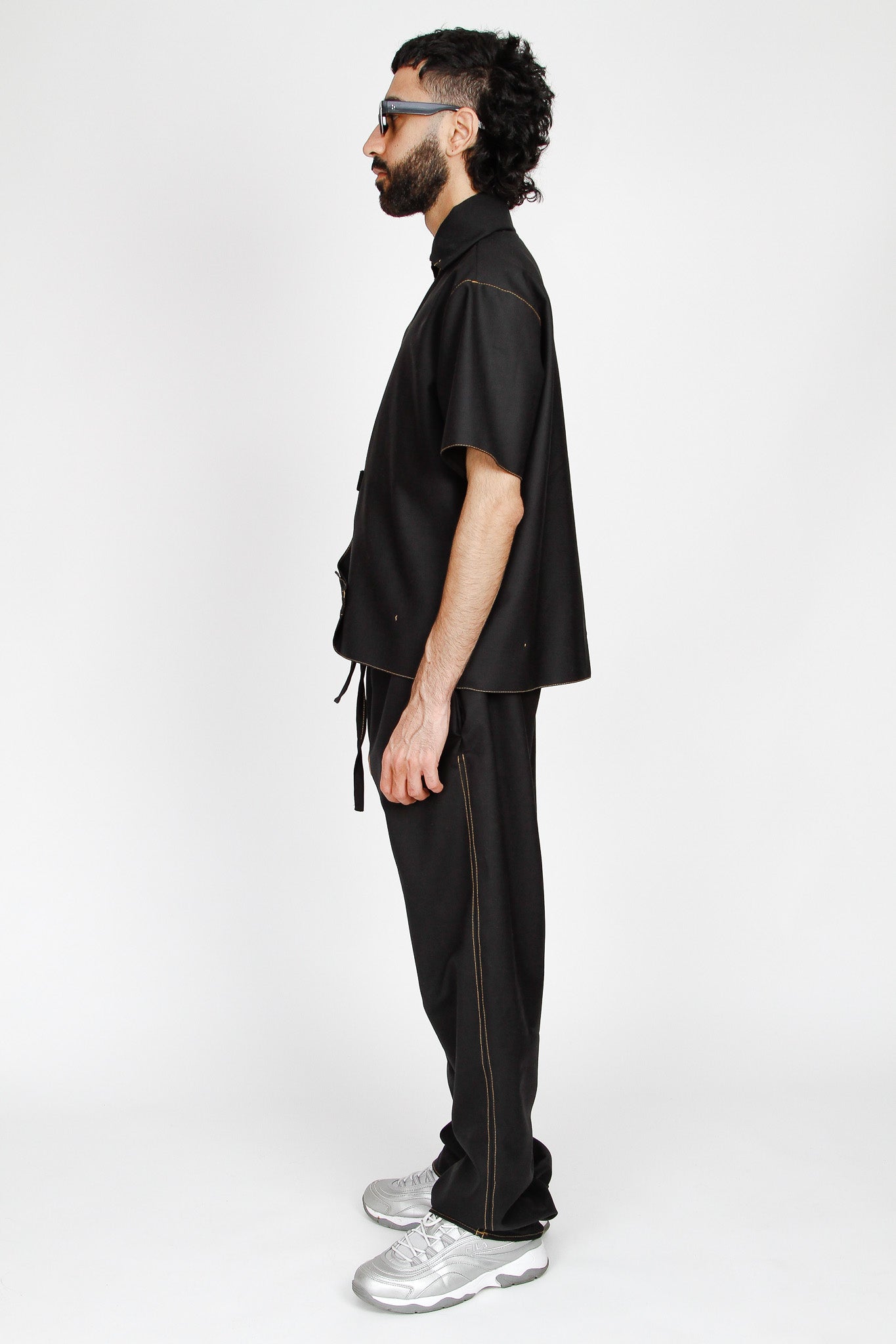 gran maestro wool suit (black)