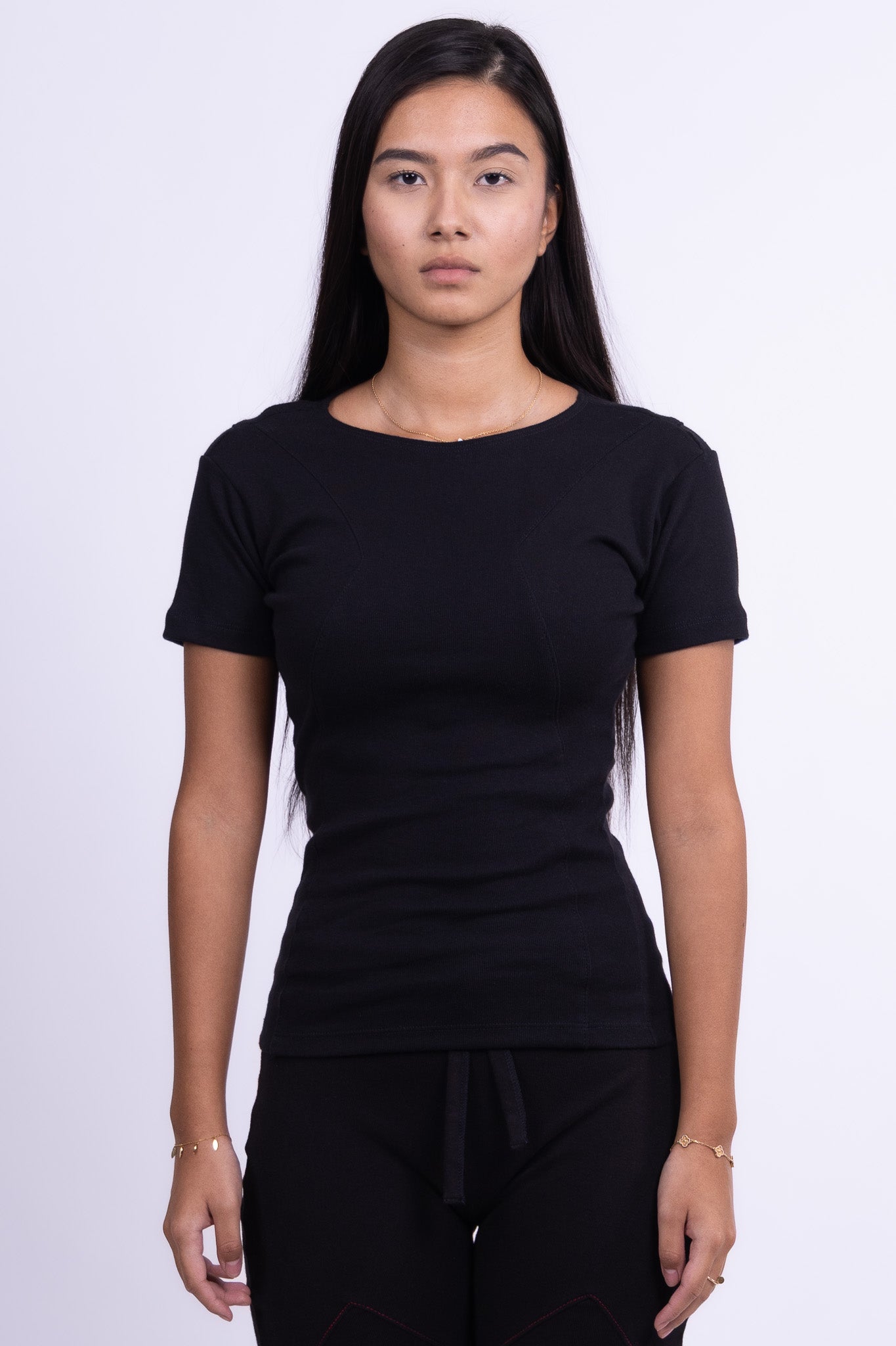 black obsidian organic cotton shirt