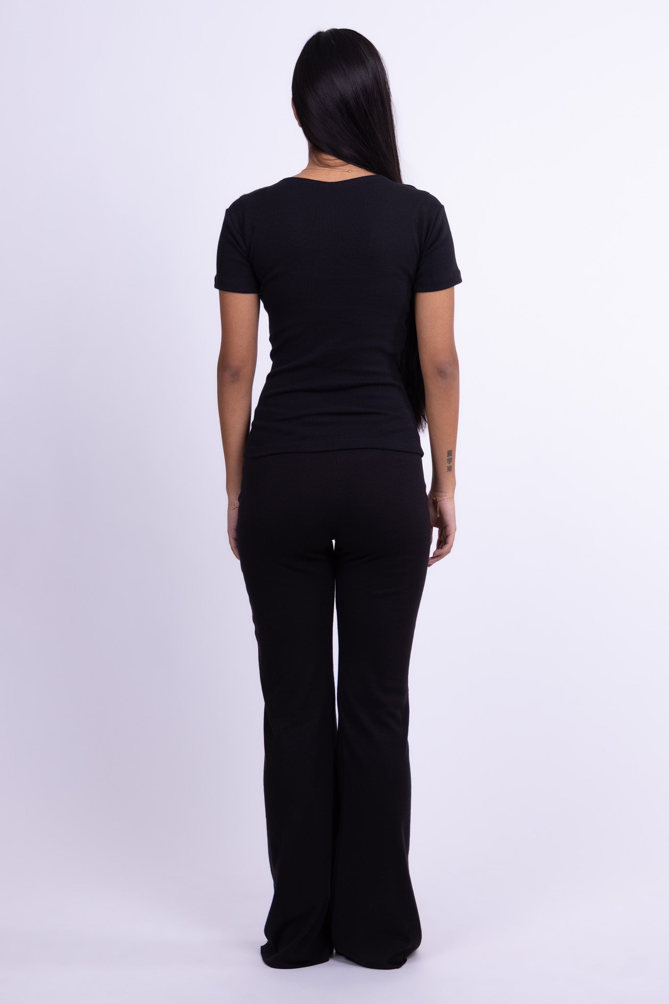black obsidian organic cotton shirt
