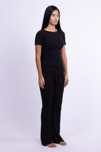 black obsidian organic cotton shirt