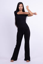 black obsidian organic cotton shirt