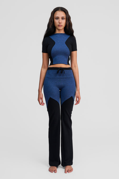 azurite merino wool pants