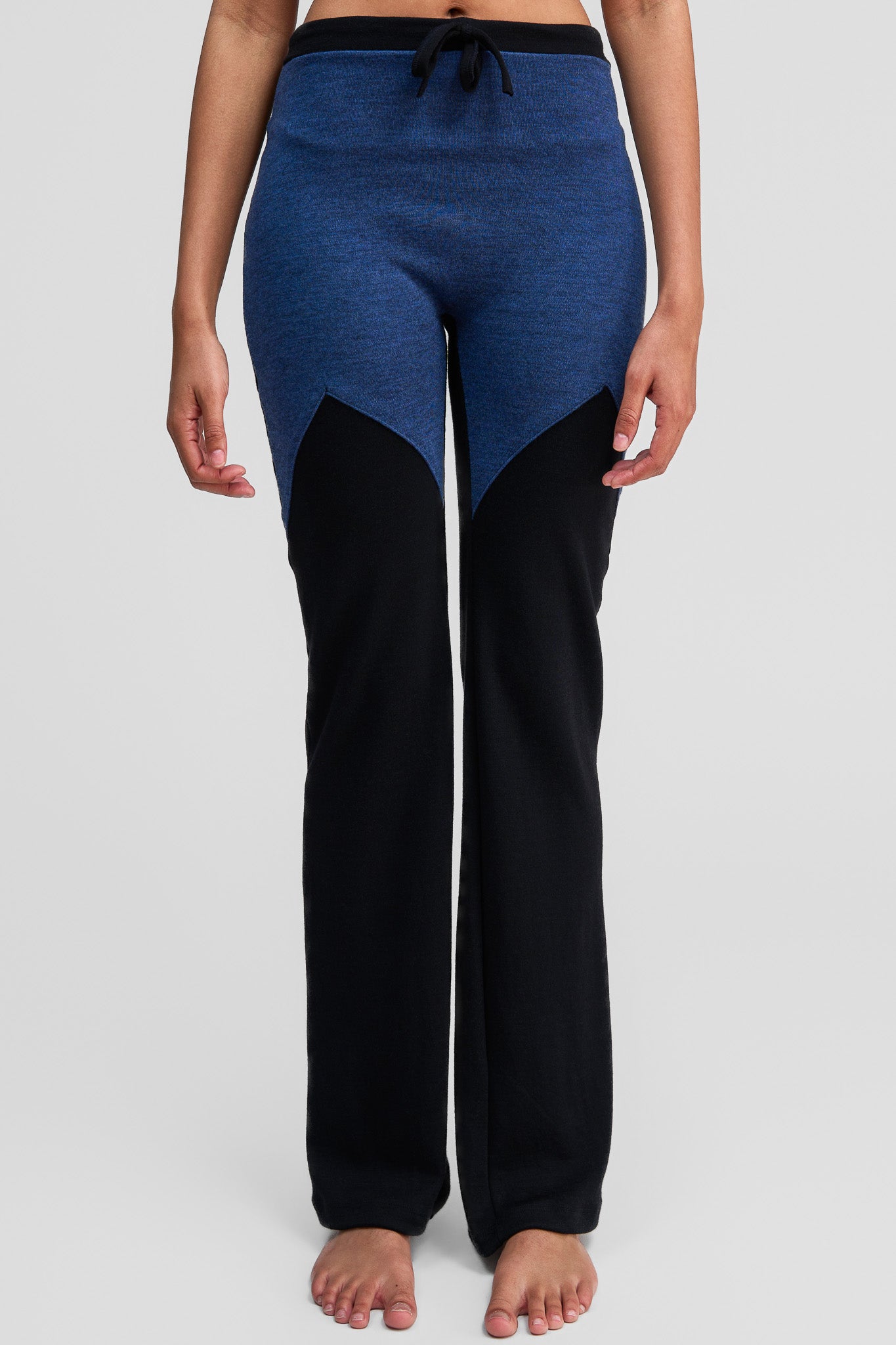 azurite merino wool pants