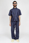 gran maestro wool suit (blue)