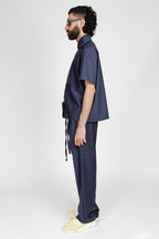 gran maestro wool suit (blue)