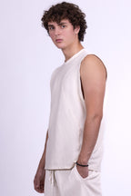 undyed organic cotton tank top