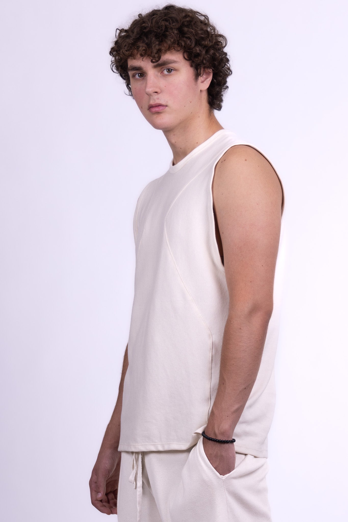 undyed organic cotton tank top