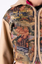 stalliano tapestry wool jacket