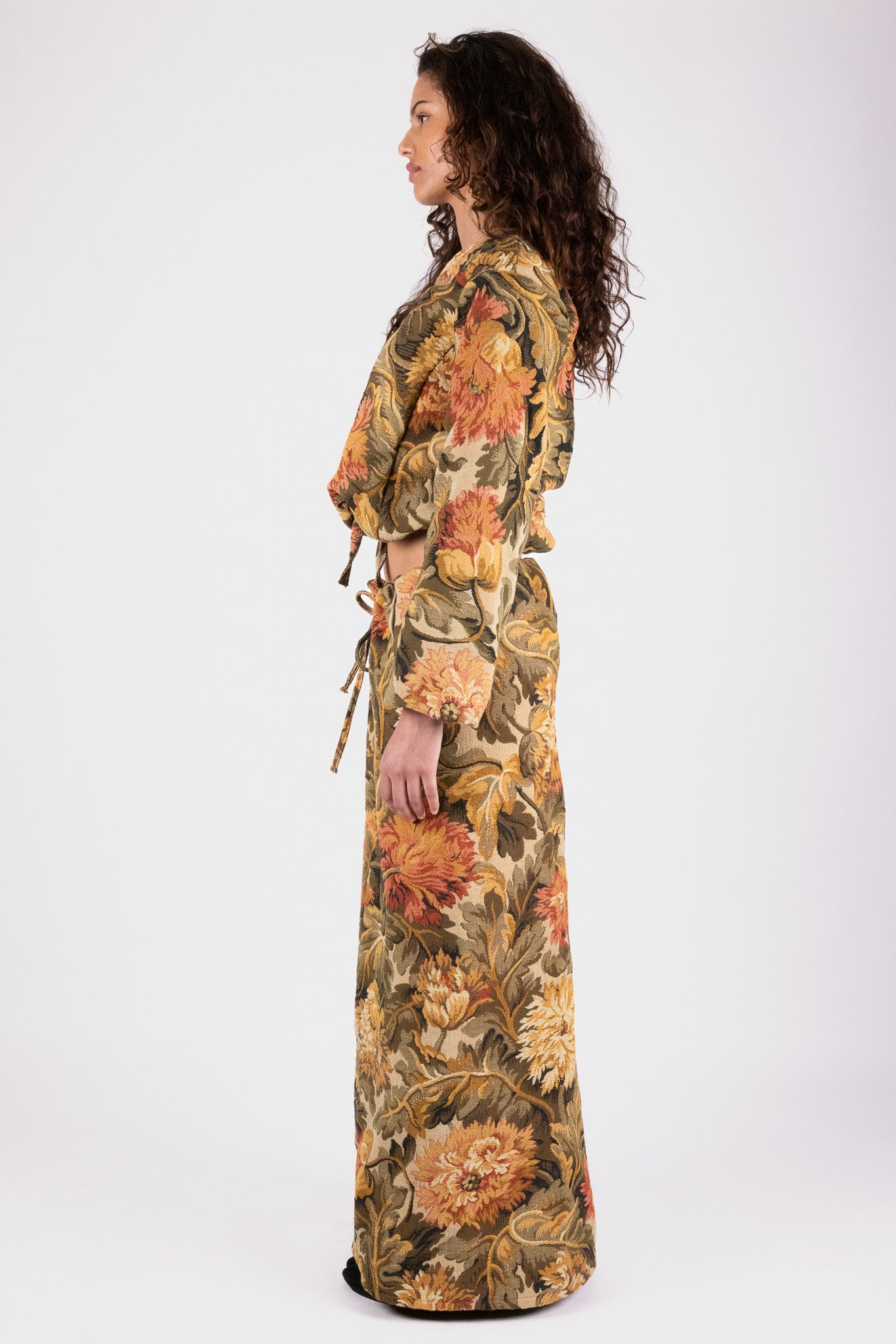 summer of love skirt + top woven outfit
