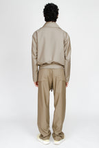 michelozzo olive wool jacket