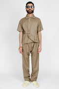 gran maestro wool suit (olive)