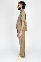 gran maestro wool suit (olive)