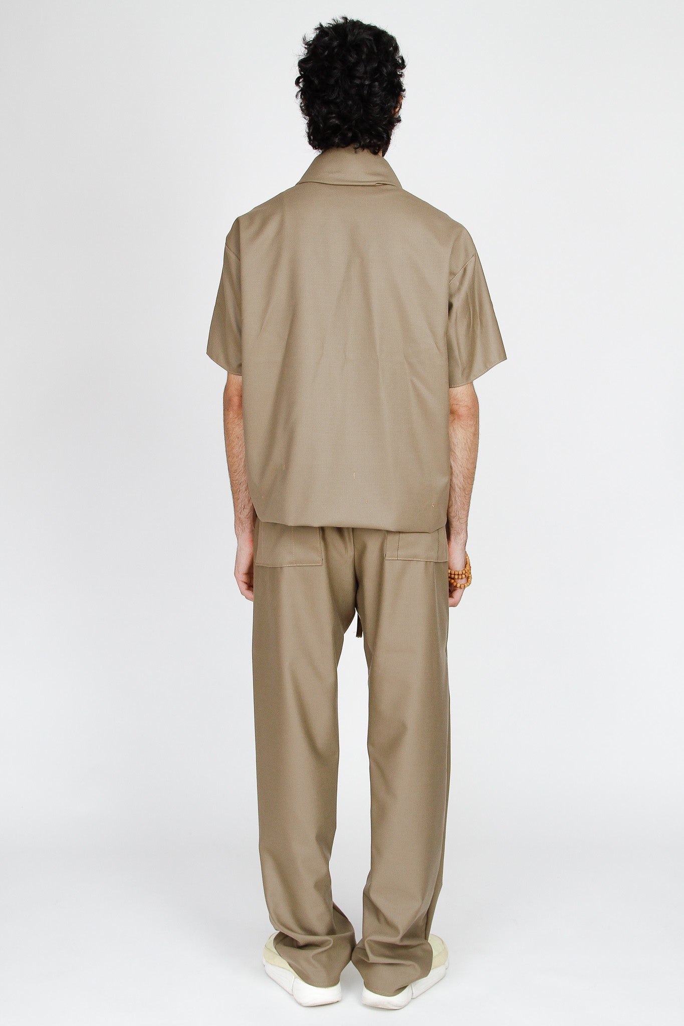 gran maestro wool suit (olive)