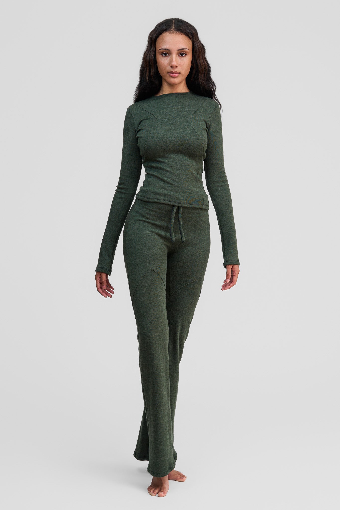 jade merino wool pants