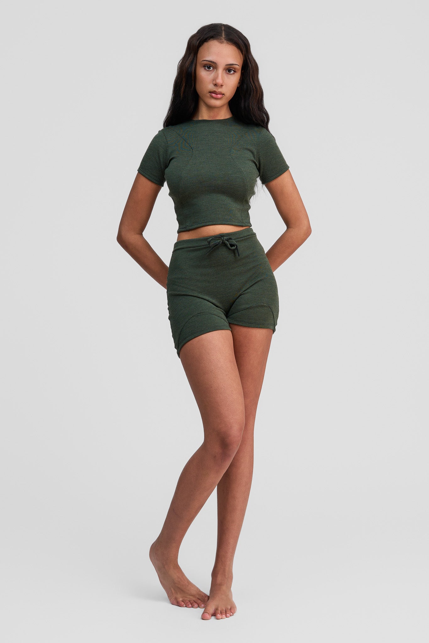 jade merino wool shirt
