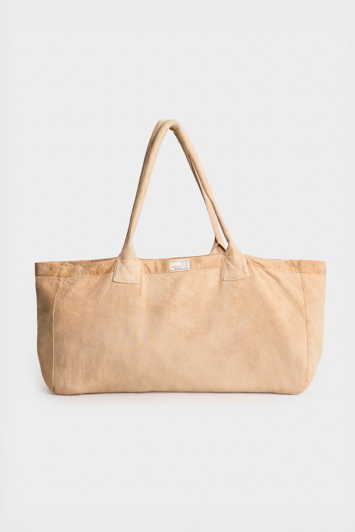 tannin brown organic cotton tote bag