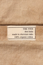 tannin brown organic cotton tote bag