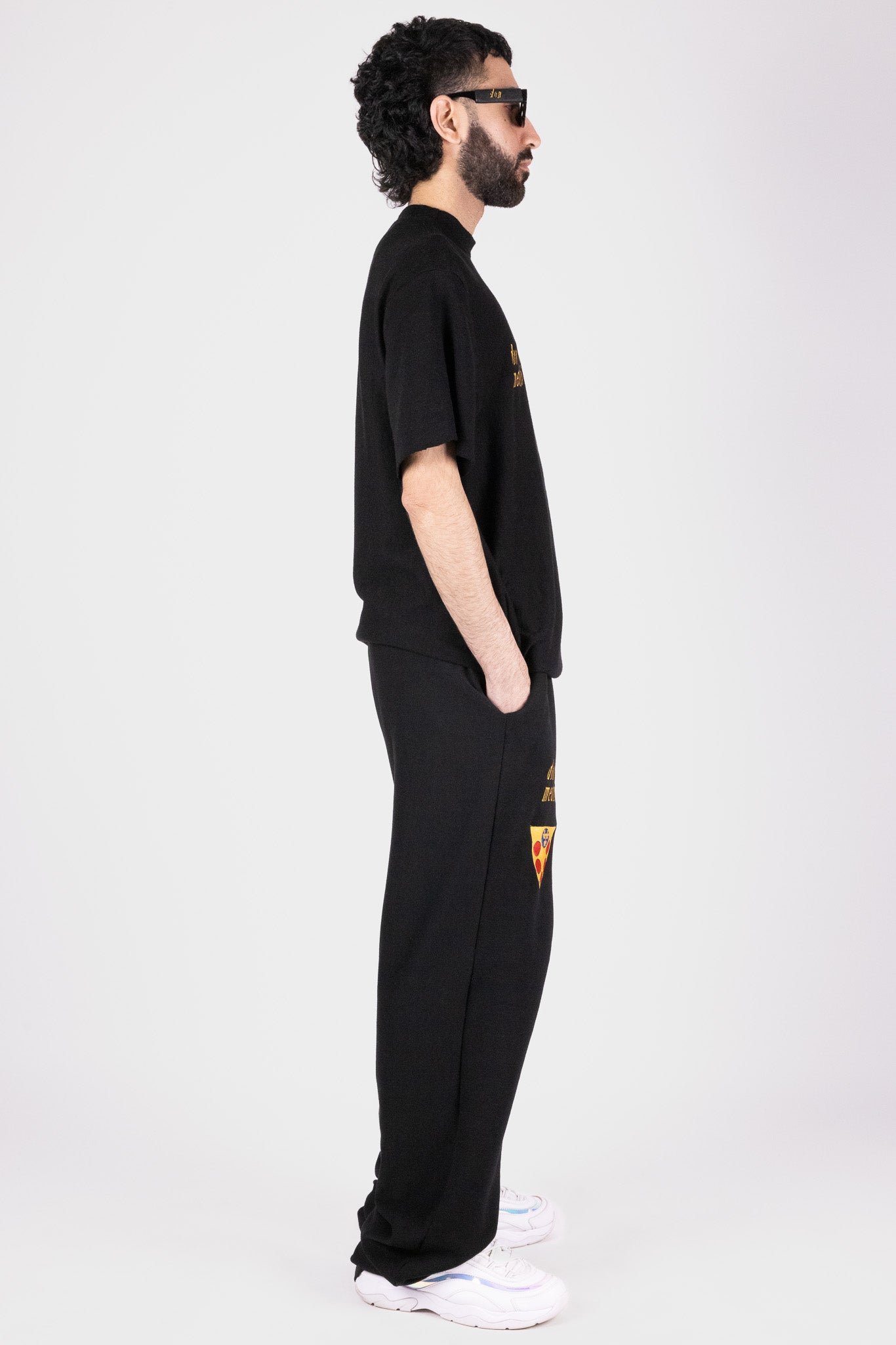 joust merino wool shirt (black)