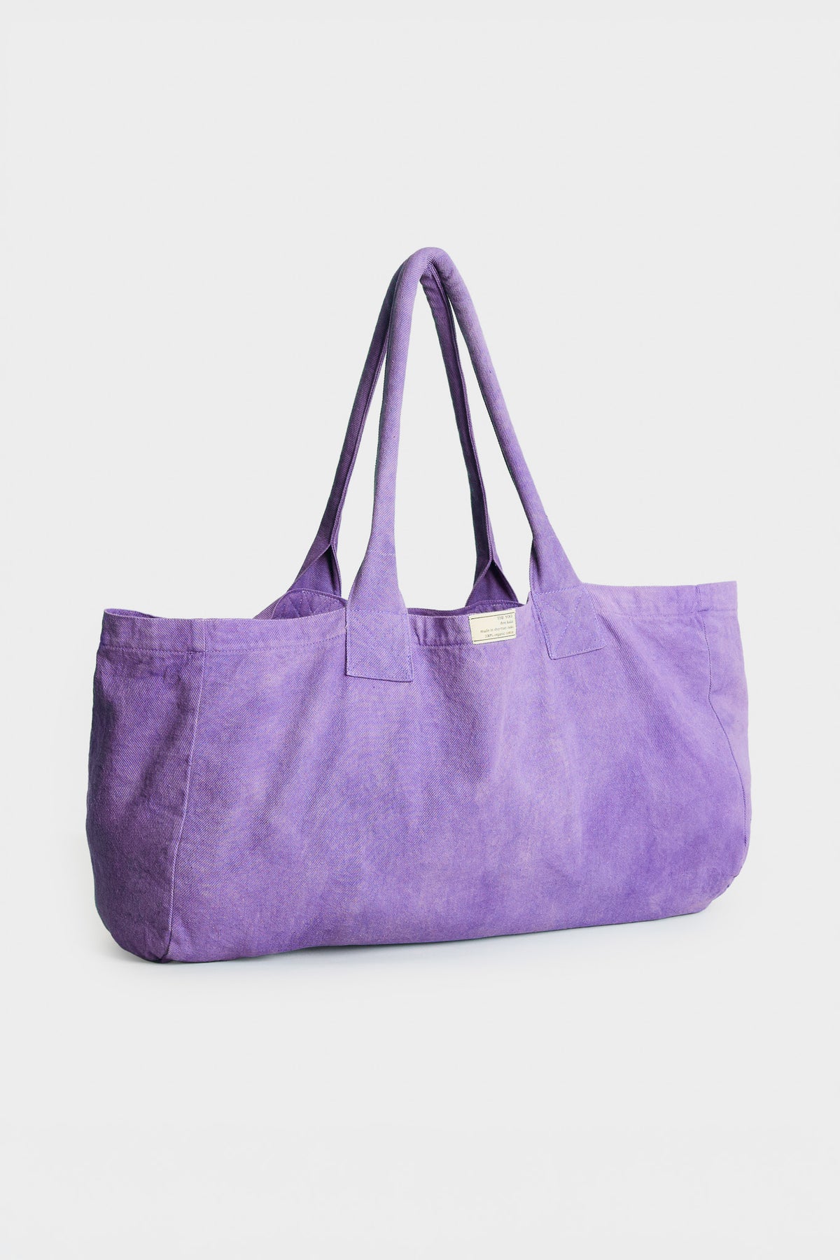 amethyst organic cotton tote bag
