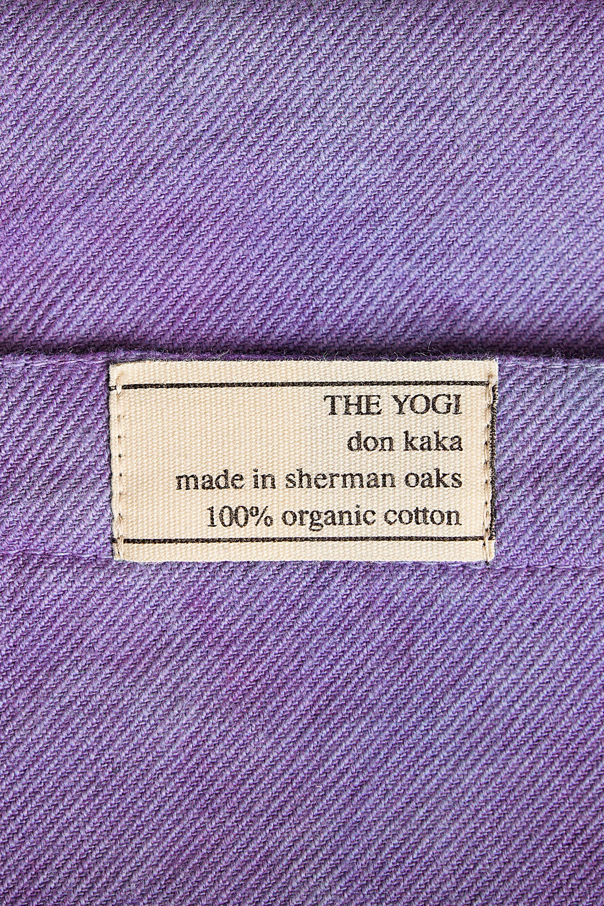 amethyst organic cotton tote bag