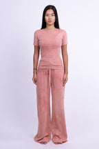 rose quartz organic cotton shirt