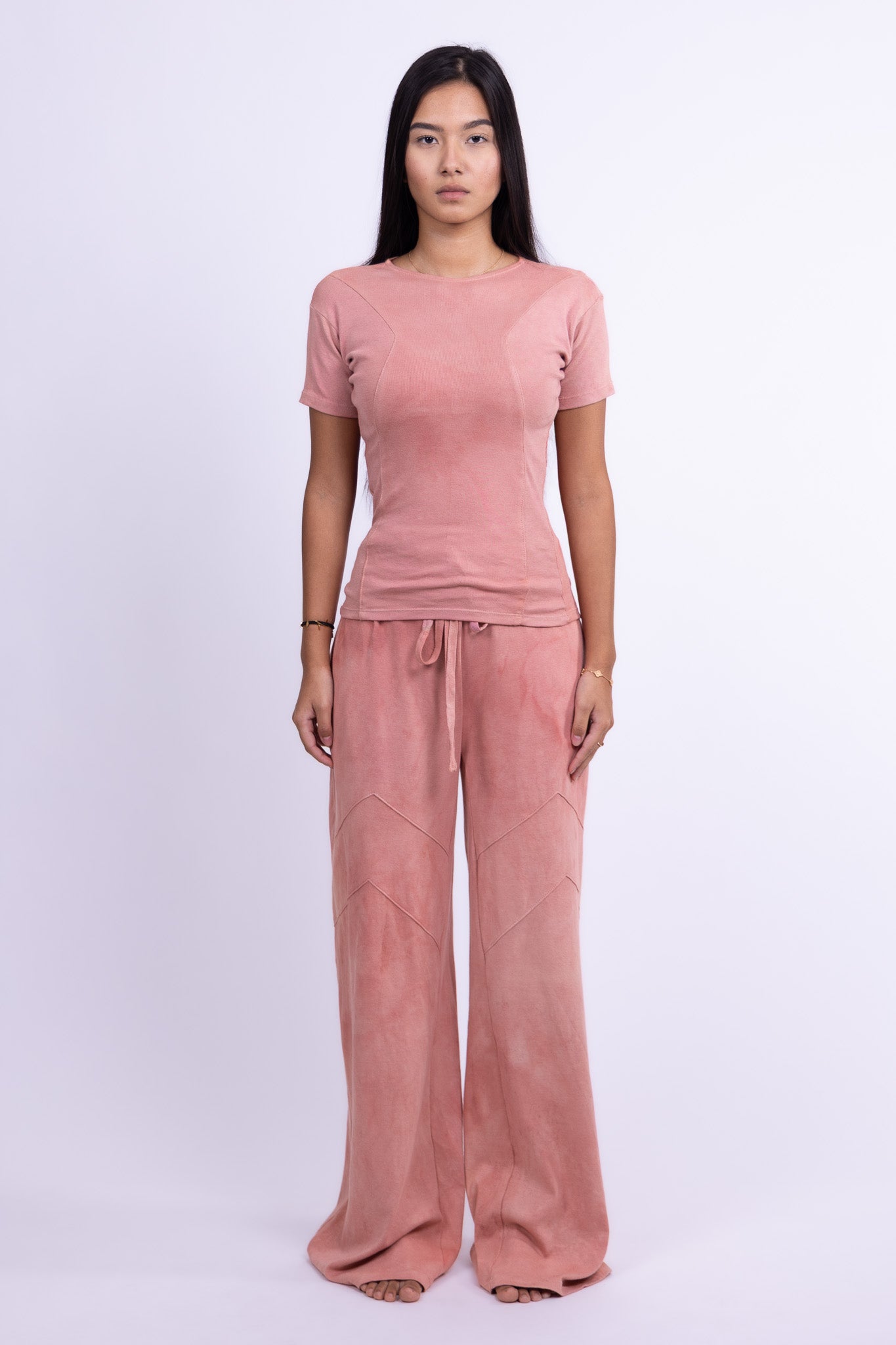 rose quartz organic cotton shirt