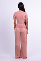 rose quartz organic cotton shirt