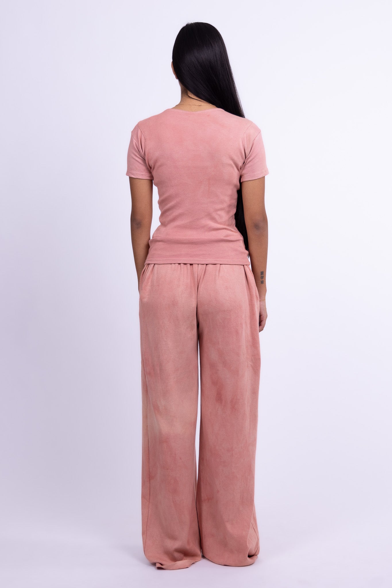 rose quartz organic cotton shirt