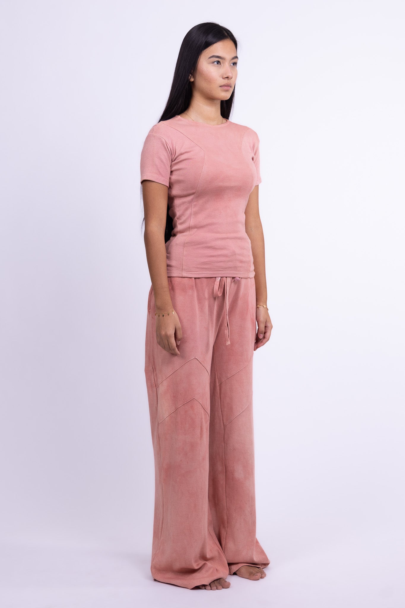 rose quartz organic cotton shirt