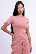 rose quartz organic cotton shirt