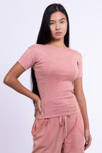 rose quartz organic cotton shirt
