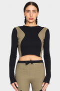 malachite organic cotton long sleeve shirt