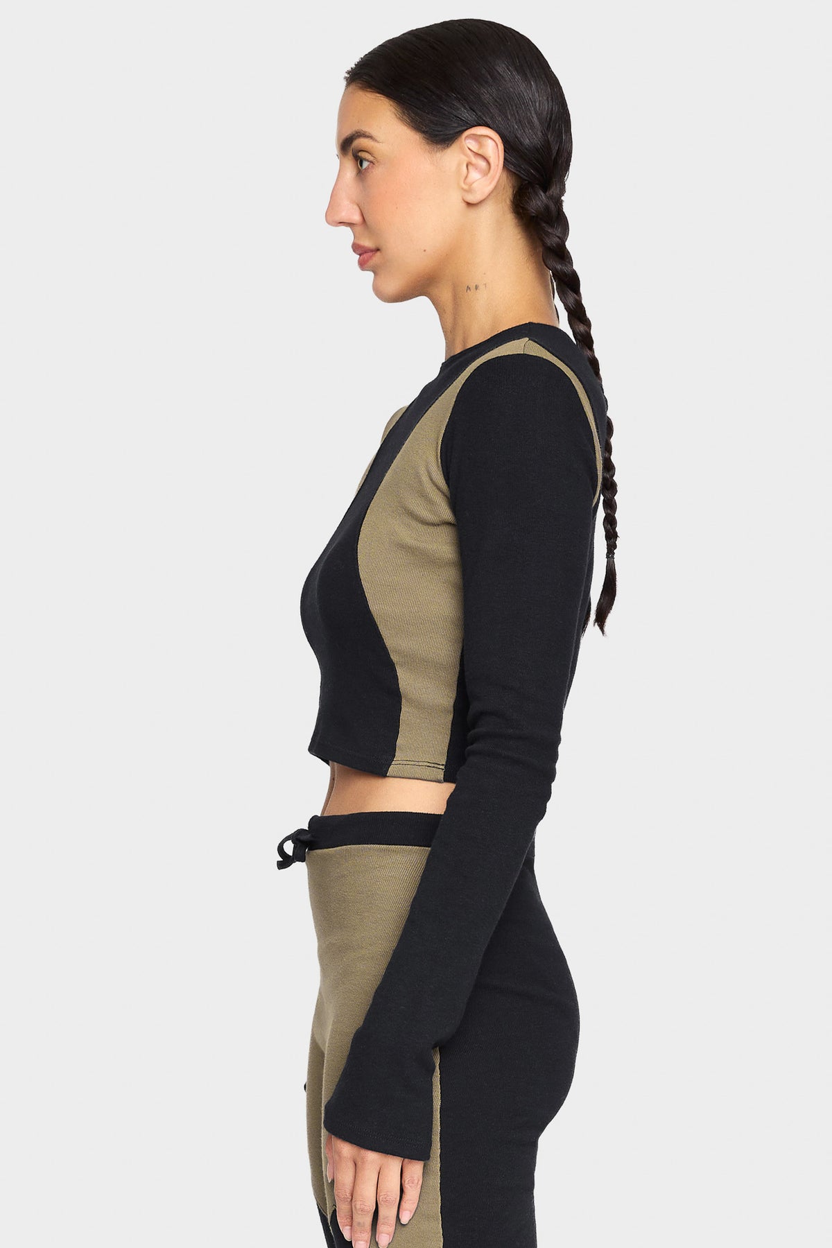 malachite organic cotton long sleeve shirt