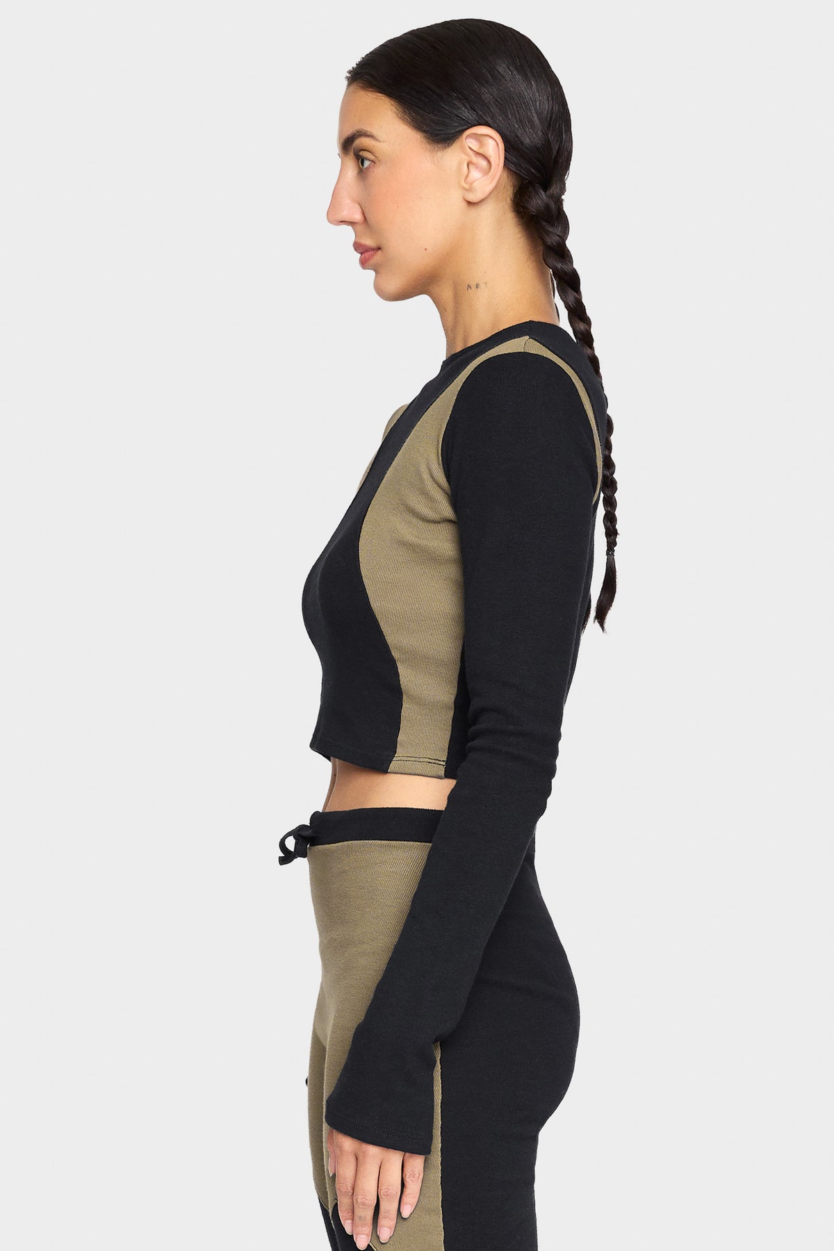 malachite organic cotton long sleeve shirt