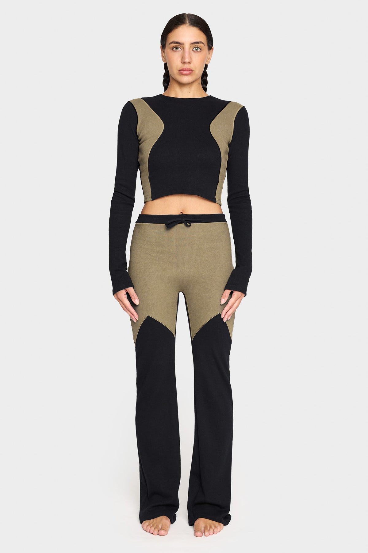 malachite organic cotton pants