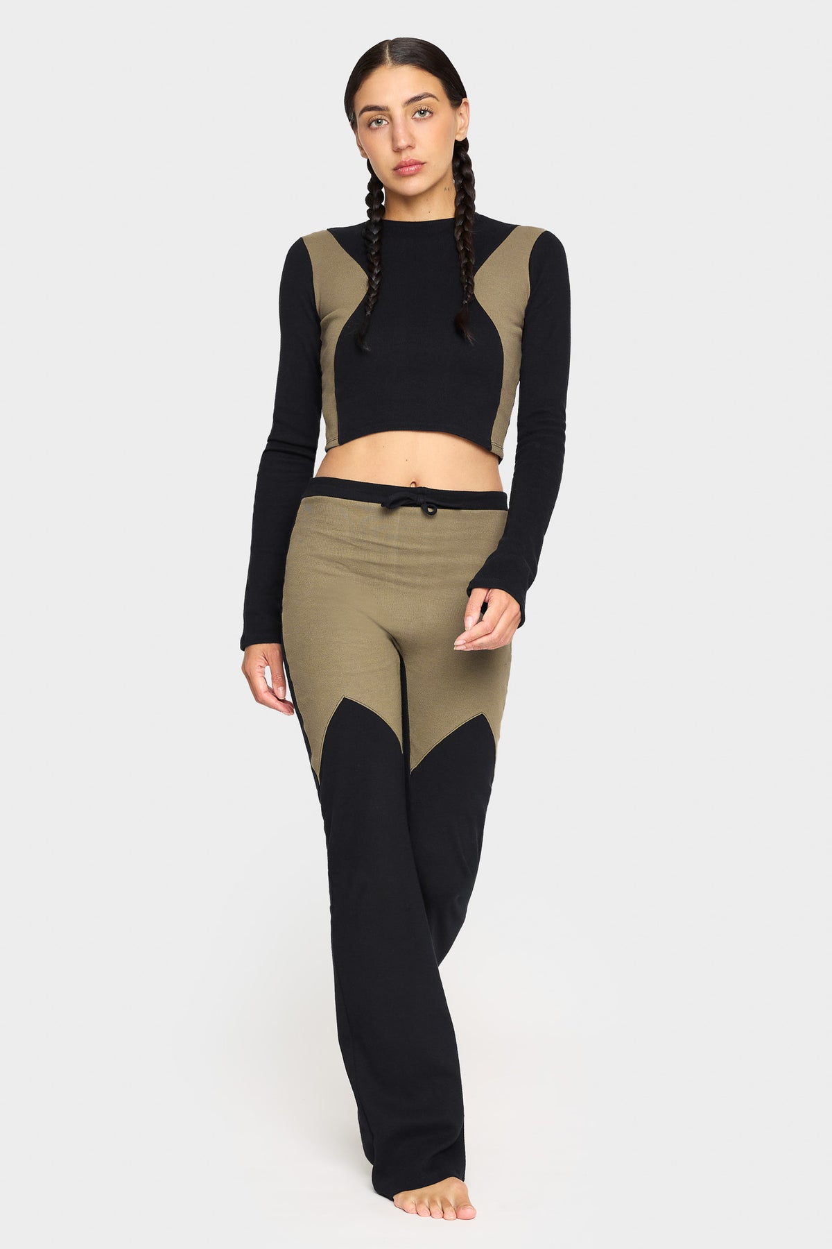 malachite organic cotton pants