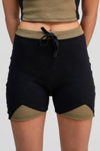 malachite organic cotton shorts