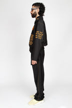a.v.b medici black wool jacket