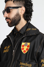a.v.b medici black wool jacket