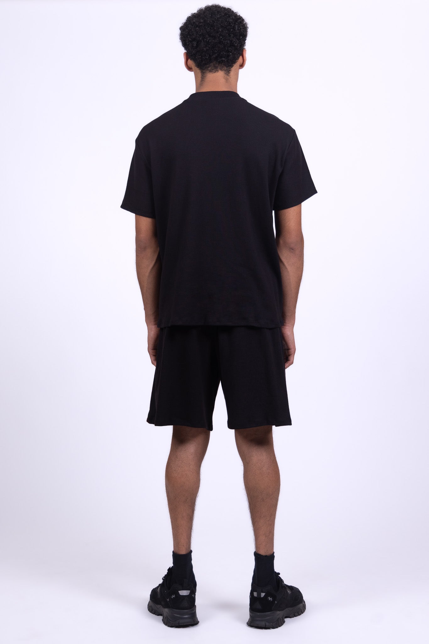 black organic cotton shirt