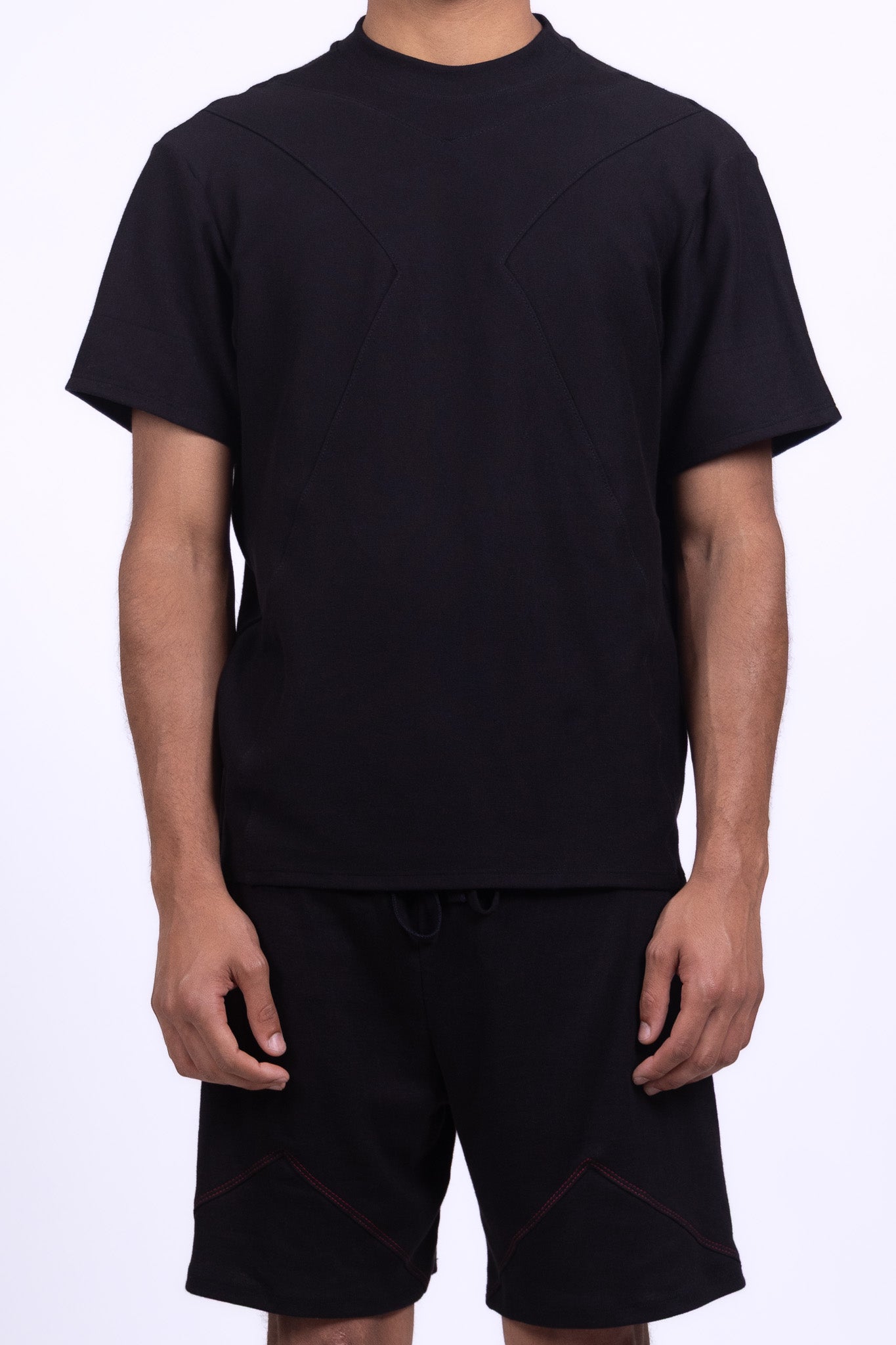 black organic cotton shirt