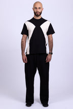 white black organic cotton shirt