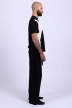 white black organic cotton shirt