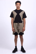 malachite organic cotton shorts