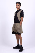 malachite organic cotton shorts