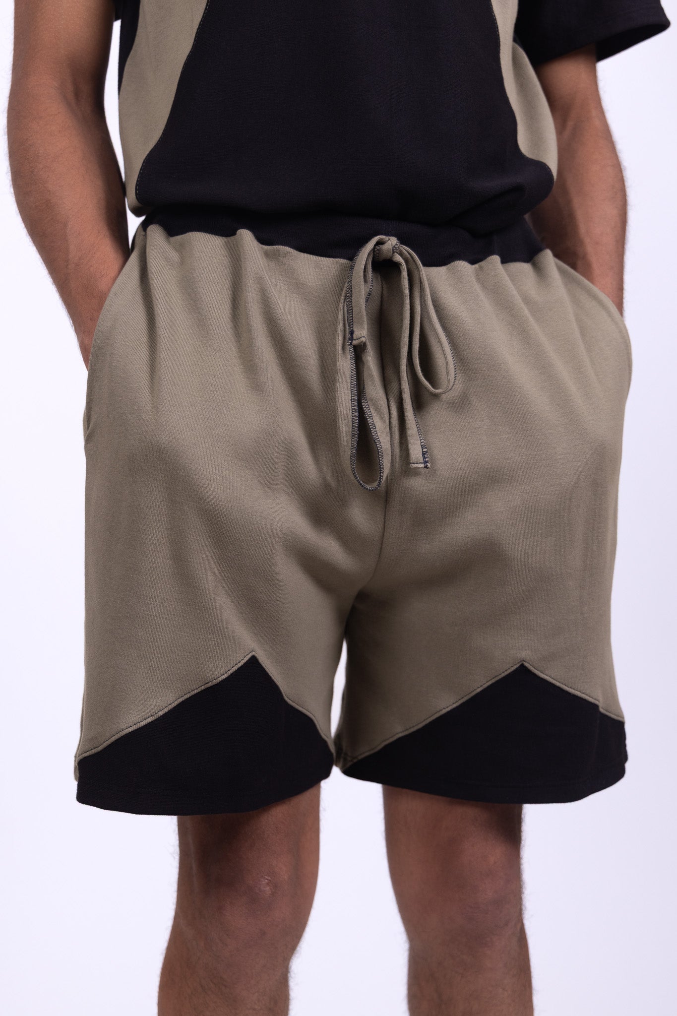 malachite organic cotton shorts