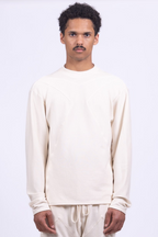 undyed organic cotton long sleeve shirt