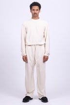 undyed organic cotton pants